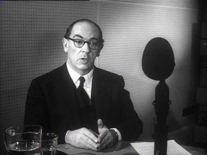 IB in a BBC Radio studio, 1959